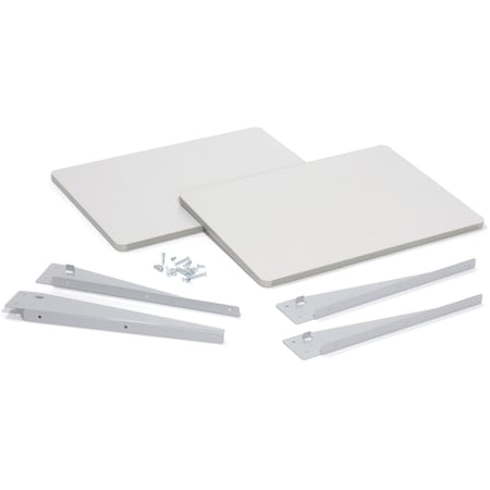 Global Industrial 24inW Server Station Shelf, 2PK 579317